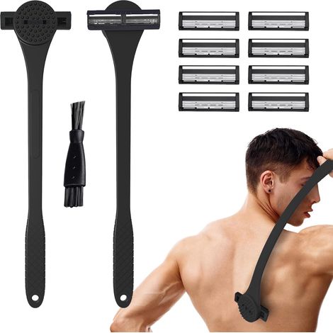 46 cm Haartrimmer und -bürste – Herren – 2-in-1-Gerät für schmerzfreie Haarpflege mit langem Griff – Integrierte Bürste – Nass- und Trockenanwendung – 46 cm (1/5)