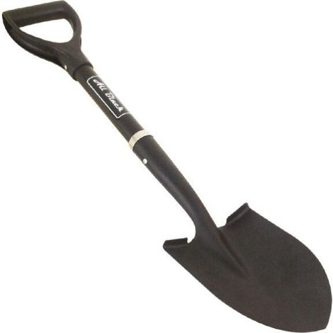 All black mini pala vanga in acciaio xt per cerca metalli metal detector Garrett