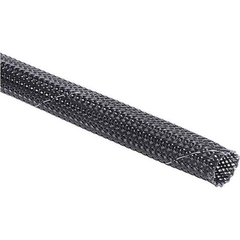 Tubo intrecciato HellermannTyton hegpetrfrx09-pet-bk poliestere 5-16 mm