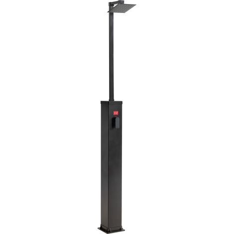 Steinbach Solardusche "Supreme", schwarz, 20,50 x 20,50 x 221,20 cm