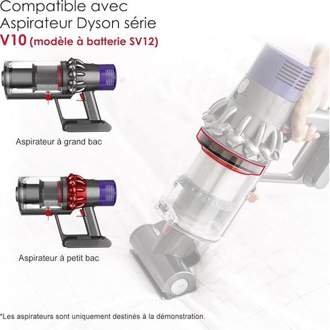 FOREHILL Joint étanchéité pour Dyson V10, Anneau d&39étanchéité fixe du bac à poussière pour Dyson V10 SV12 l&39aspirateur, Pièces Déta
