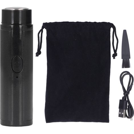 Rasoir Électrique Mini Portable Rechargeable Silencieux pour Hommes - Voyage et Maison, 3.7V Faible Bruit