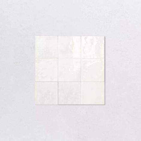 Faience Effet Zellige Blanc SOROLLA White 13,2x13,2cm (1/3)