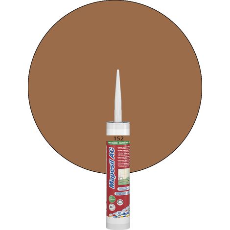 Mastic silicone MAPESIL AC - Coloris: 152 Réglisse (1/4)