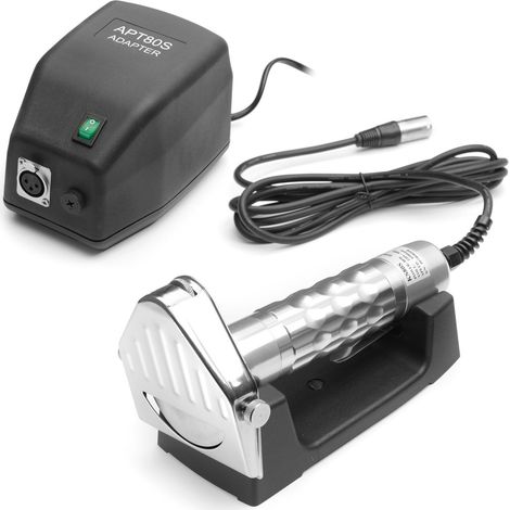 Cuchillo eléctrico para kebab Gyros con afilador y soporte 230 V 80 W - Hendi 267264 (1/4)