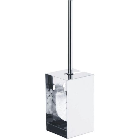 Porte balai de WC inox - mural - poli brillant - PELLET (1/2)