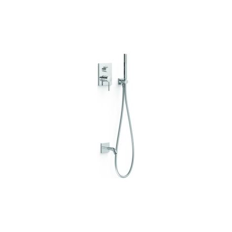 Kit mitigeur encastré 2 voies Rapid‑box pour baignoire et douche Max Chrome - TRES 06238006