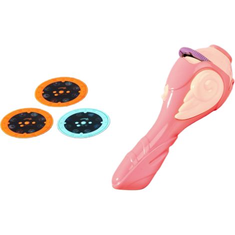 Lampe de projection éducative précoce pour bébé, projecteur lumineux à main, machine à histoires lumineuse pour enfants. (1/5)