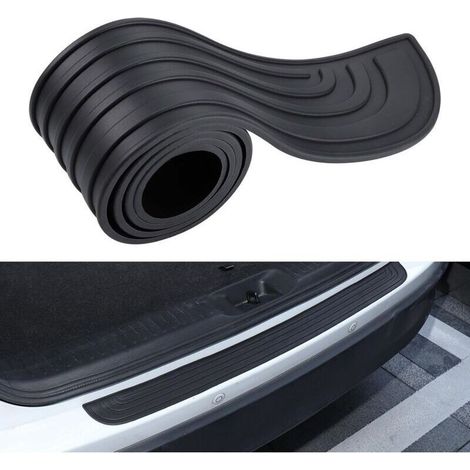 Ecleanfy - Protection pare-choc voiture 90cm x 7cm – Caoutchouc anti-rayures – Installation facile – Compatible avec la plupart des véhicules (1/5)