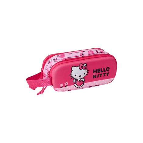 PORTATODO DOBLE 3D HELLO KITTY 3D