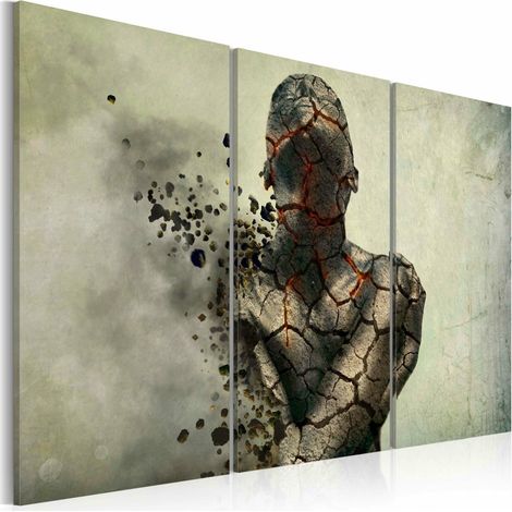 Tableau l'homme de pierre - 90 x 60 cm (1/4)