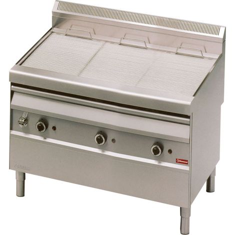 Grill vapeur gaz à grille en -o- sur meuble - Diamond (1/2)