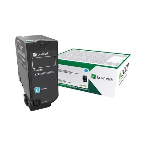 Lexmark 75B20C0 cartuccia toner 1 pz Originale Ciano