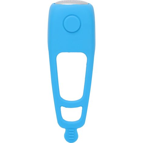 Sonnette de vélo électrique puissante pour VTT et cyclisme, avertisseur sonore avec klaxon (bleu) (1/5)