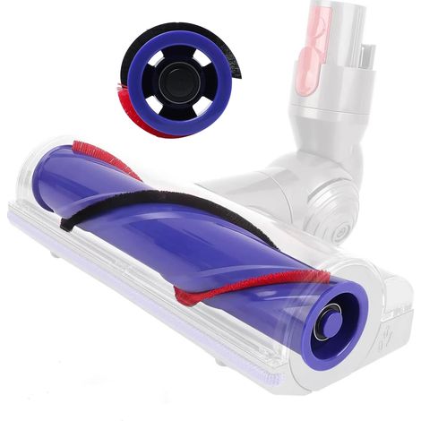 Rnemitery – Brosse à rouleaux à entraînement direct pour aspirateurs Dyson V6 et V7 – Compatible avec modèles 35W et 50W – Diamètre 45 mm (1/5)