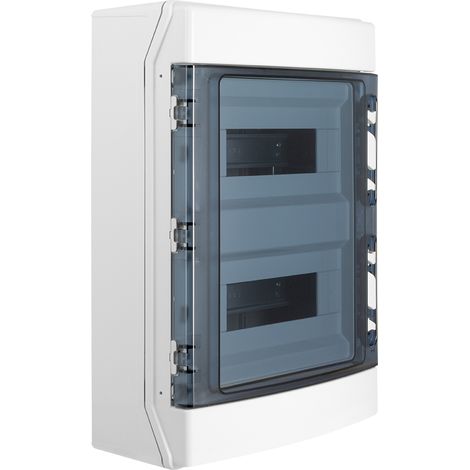 IDE – Coffret de communication étanche IP65 2x12 modules – Résistance IK08 – Entrées câbles M20/M25/M32 – Tension max 1000V CA/1500V CC