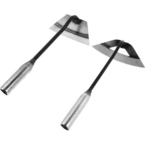 2pcs All-steel Wealing Hoes Multipurpose Garden Hoes Hoes Portables (1/5)