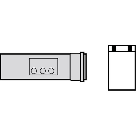 Vaillant Elemento di ispezione DN 200 PP, 0020095562