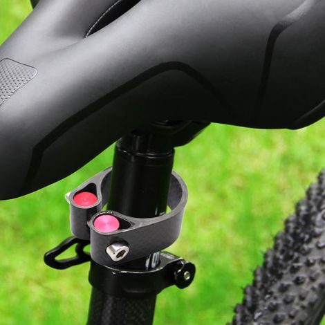 Collier de tige de selle en fibre de carbone 3K ultraléger pour VTT et vélo de route (1/5)