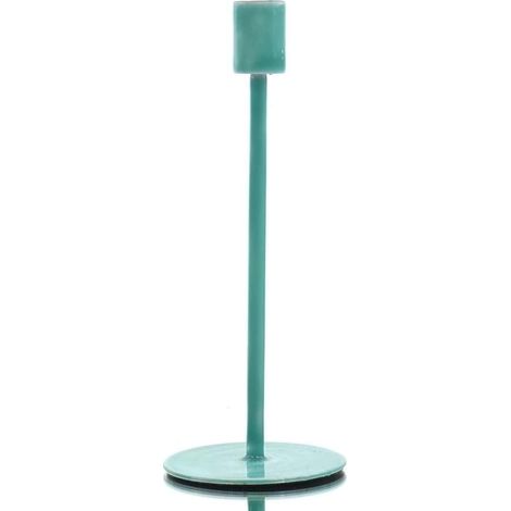 Kaemingk Kerzenhalter Aluminium 9-H22,5 cm hellgrün (1/2)