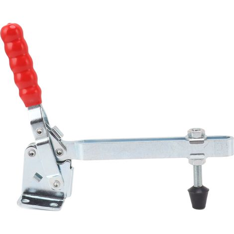 Pince à genouillère robuste en acier à haute teneur en carbone, extra longue, à dégagement rapide, pour fixation de soudage de portières de voiture (1/5)
