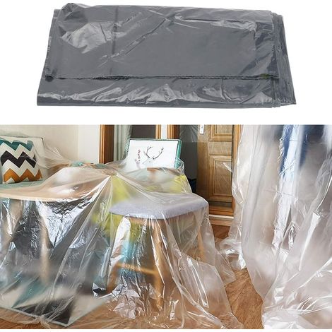 Housse de protection jetable pour meubles aqxreight, grande nappe en (1/5)