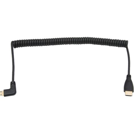 Câble HDMI Courbé 90° Extensible Enroulable pour PC, Téléviseur, PlayStation 4 et Consoles de Jeu (1/5)