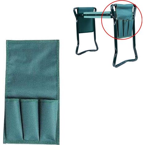 Sac latéral de jardin à genoux pliable, outil de jardinage, tabourets de poche en tissu (1/5)