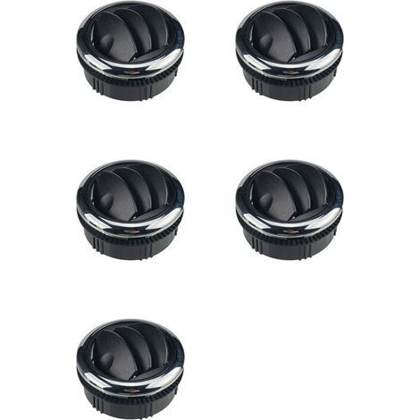 Convient pour cinq bouches d'aération de climatisation à bouton-poussoir de 75 mm (Φ 87/75/22 mm), applicable aux voitures, bateaux, bus et camping-cars. (1/5)