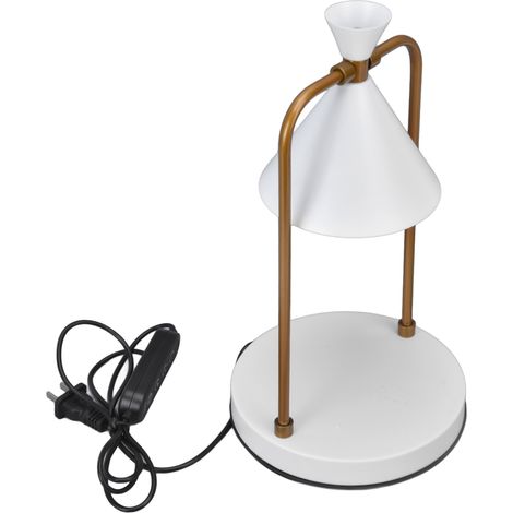 Lampe chauffe-bougie avec minuterie, luminosité réglable, en fer à repasser, pour la chambre, prise américaine 110-240 V. (1/5)