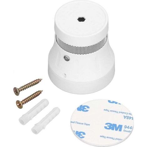 Détecteur d'incendie de fumée, Support WIFI pour application Tuya, avec alerte vocale et lumière LED, alarme de fumée intelligente pour la maison (1/4)