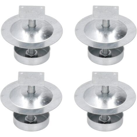 Lot de 4 pieds de ruche en acier inoxydable pour apiculteur (1/5)
