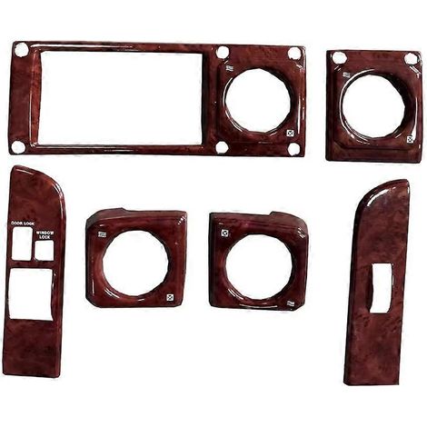 6 Holzverkleidungsteile für den Innenraum des Toyota Land Cruiser 70 71 75 LC76 LC79 Hj75 Hzj75 Hzj79 Hdj79 (Baujahre 1984–2006) (1/5)