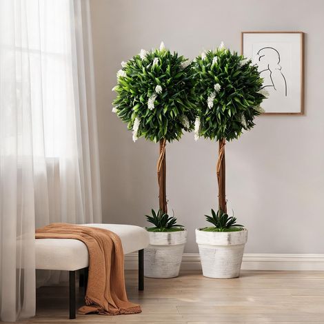 Branches de lavande artificielles en pot set de 2 60 cm (1/5)