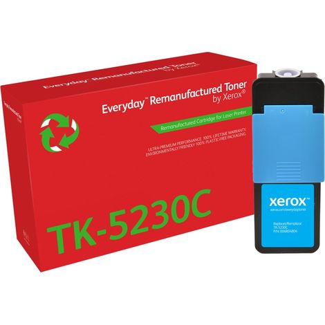 Remanufacturado Everyday Tóner Everyday™ Cian remanufacturado de Xerox es compatible con Kyocera TK-5230C, Capacidad estándar (1/2)