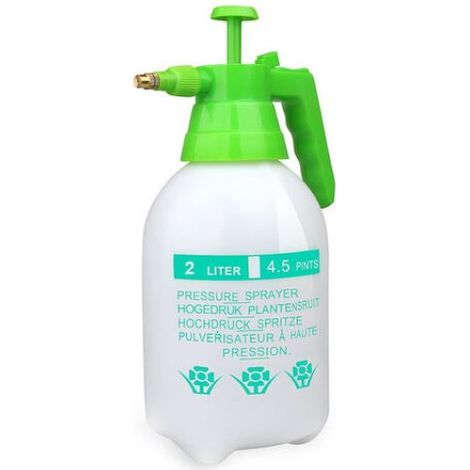 1 Pulvérisateur à pression 2L,buse laiton,jet réglable,plastique PP,jardin (1/5)