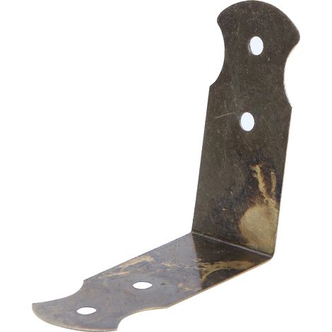 Boîte à bijoux en bois avec protections d'angle pour 50 pièces, couleur bronze, 8 x 1,8 cm (1/3)