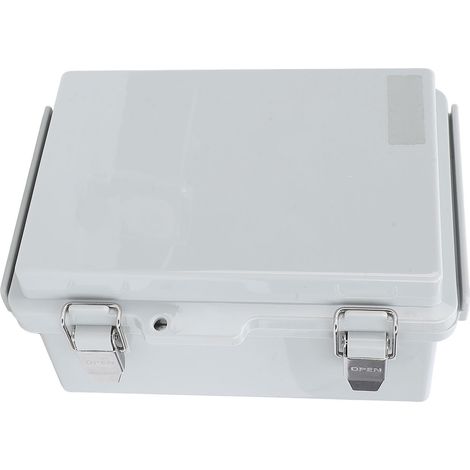 Boîtier de connexion électrique extérieur 125x175x90mm IP67 étanche charnière acier inoxydable ABS plastique coffret projet (1/5)