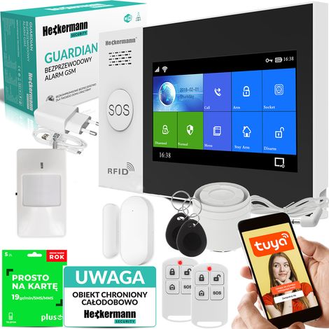 Allarme GSM Heckermann Guardian V Tuya BOX + Tablet + SIM (1/5)
