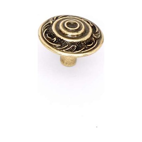 Pomolo lavorato classico bronzo 30 MM