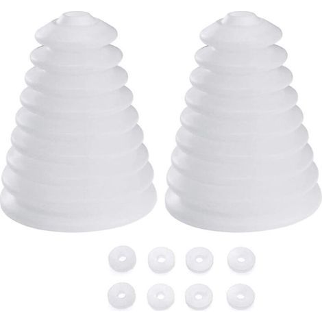 Couvercle Anti Poussière pour Outil électrique 2 PCS Drill Dust Collector Rubber Dust Cover Forage Collecteur de Poussière Accessoire pour Antipoussière Perceuse Electric Drill Power Tool 8Accessorie (1/5)