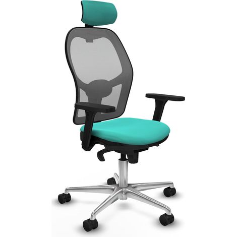 Bürostuhl piqueras y crespo Jorquera schwarz atmungsaktives mesh