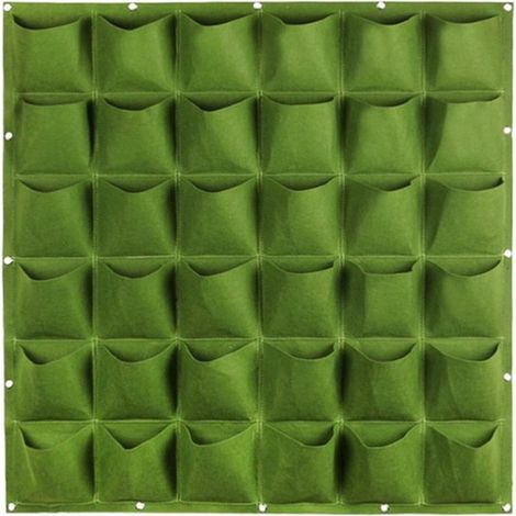 Sacs de plantation muraux, pots de fleurs, sacs de culture étanches pour plantes succulentes verticales (1/5)