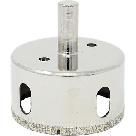 Dapetz ® Diamond Drill Bit, Glass Hole Saw Core Drill Bit with Diamond Surface Coating, for Glass/Tile/Ceramic/Marble/Limestone/Fiberglass/Porcelain Cutting 55mm (1/5)