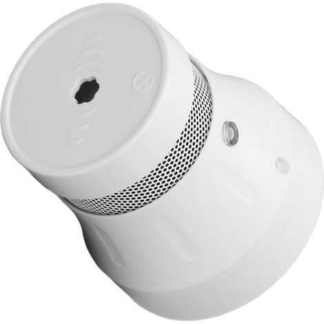 Détecteur de fumée intelligent pour la maison, compatible avec l'application Tuya, doté d'une alerte vocale et d'un voyant LED et fonctionnant en Wi-Fi. (1/5)