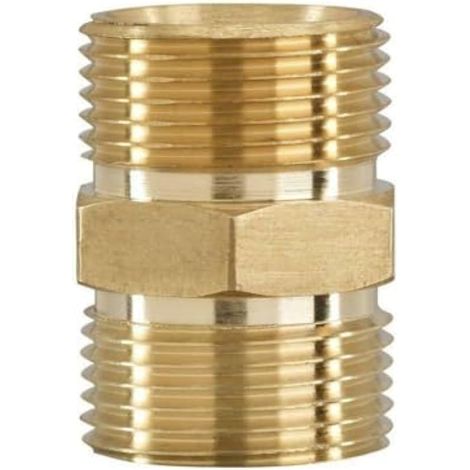 Raccord de tuyau M22 pour nettoyeur haute pression Kranzle, design en laiton robuste, filetage mâle M22 x 1 5 (1/5)