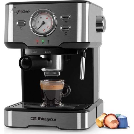 Orbegozo Ex 5500 machine à café expresso noir argenté (1/5)
