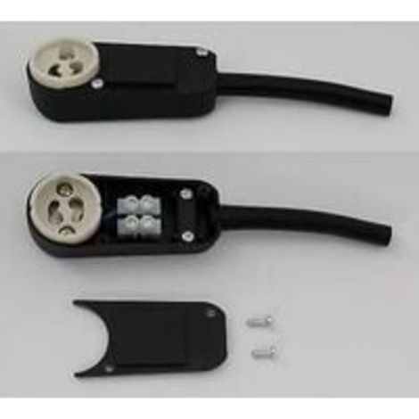 Packung mit 10 Anschlussdosen, GU10-Fassung für LED- und Halogen-Einbaustrahler