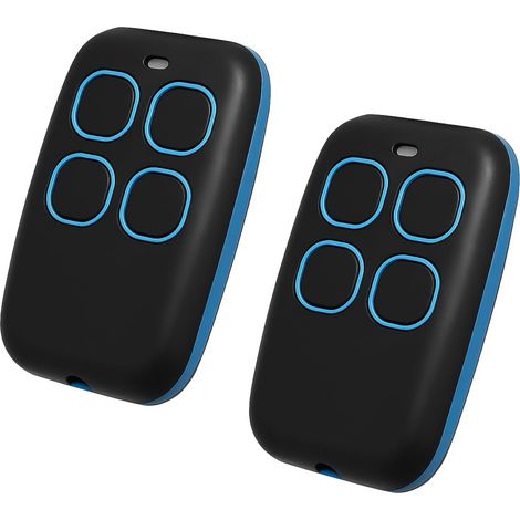 2 telecomandi universali per cancelli 4 in 1, telecomando universale multifrequenza rolling code da 280 a 868 MHz. Telecomando programmabile per cancelli, versione aggiornata con elenco di compatibili