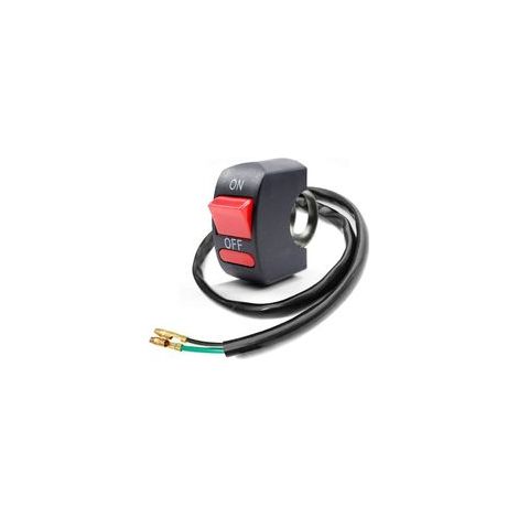 1 Pièce Moto Guidon Interrupteur On Off Bouton Poussoir Vélo Moto Tuning Partie pour U5 U7 U2 LED Phare Scooter Electrombile (1/4)